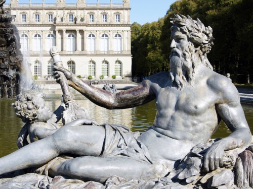 Brunnen Schloss Herrenchiemsee